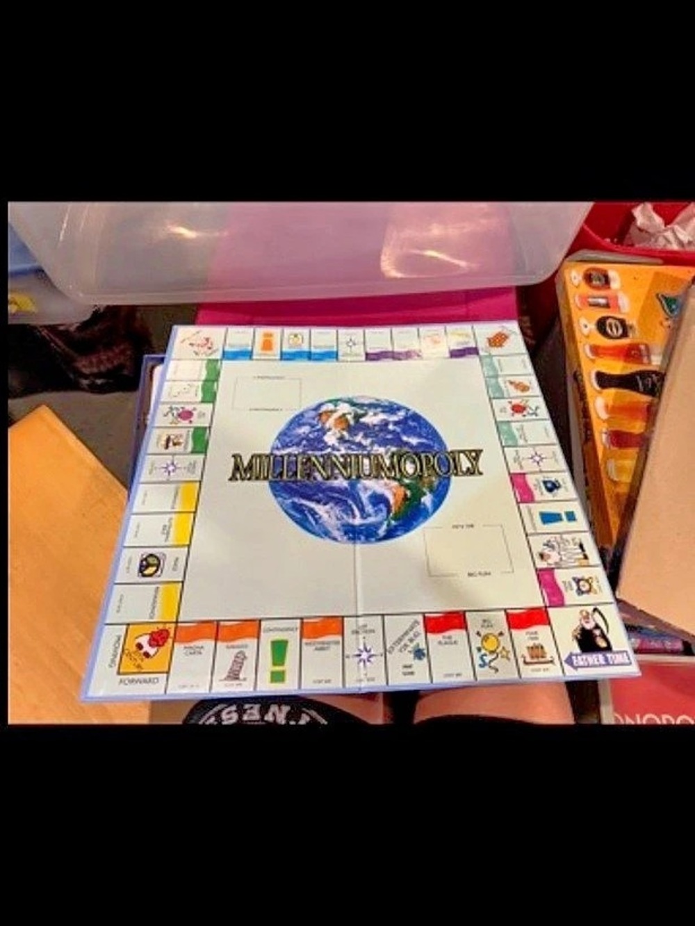 Millennium Monopoly Board Game Blue Set